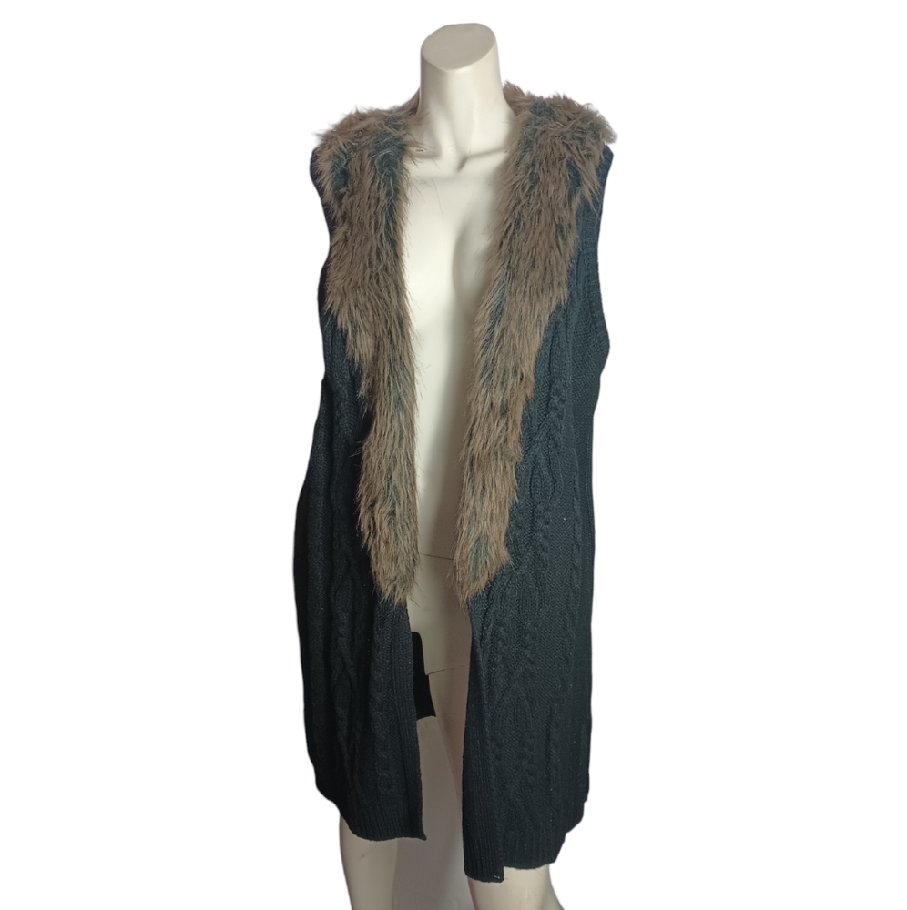 🆕 The Slope sleevesless knit long open vest - Picture 3 of 10